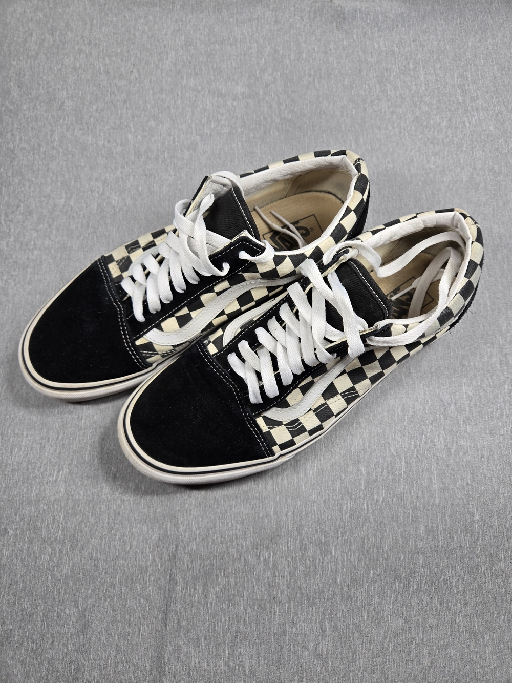 Vans Old Skool Checkerboard Shoes Size US Men 10.5